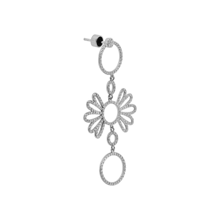 Twiggy Flower Earrings W-D, Earrings, Ileana Makri