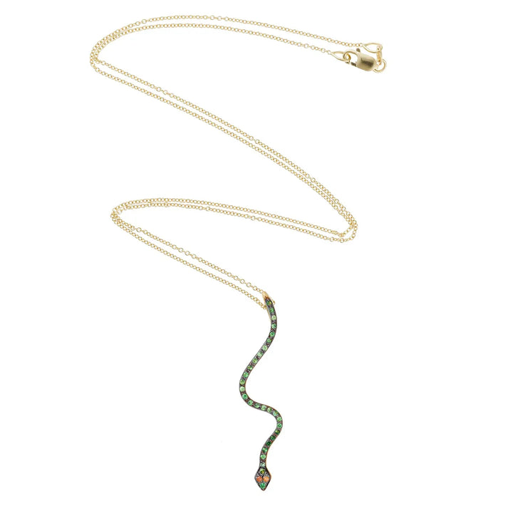 Lucky Snake Pendant Y-OXS-TS-BUR, Charms & Pendants, Ileana Makri