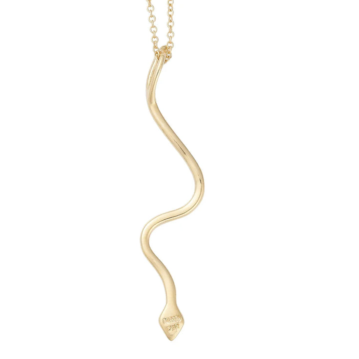 Lucky Snake Pendant Y-OXS-TS-BUR, Charms & Pendants, Ileana Makri