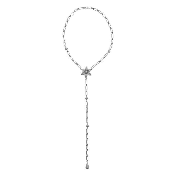 Blossom Lariat Necklace W-D, Necklaces, Ileana Makri