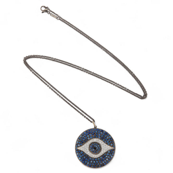 Awakening Pendant Blue Sapphires & Diamonds