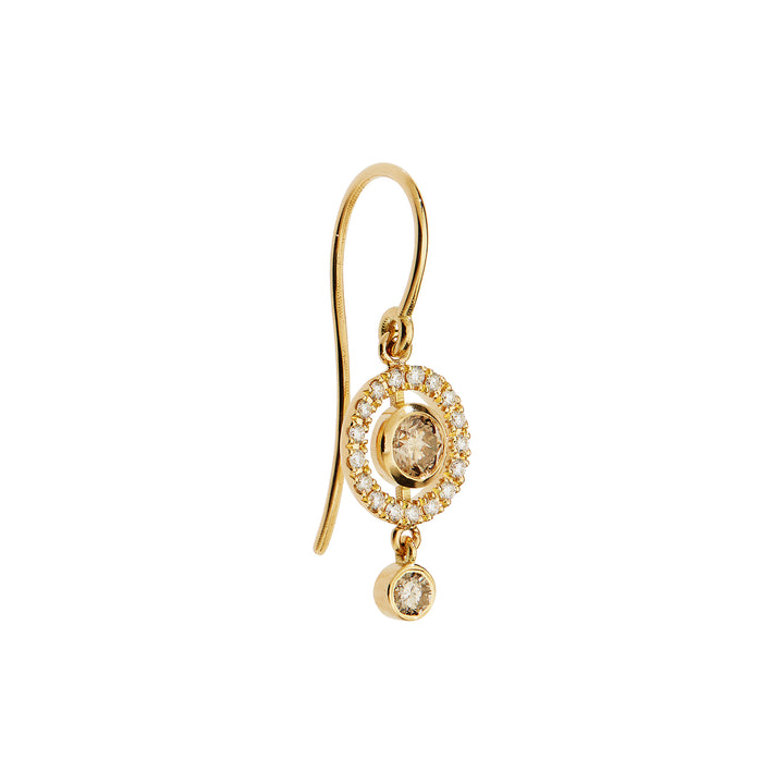 Diamond Orbit Drops, Earrings, Ileana Makri