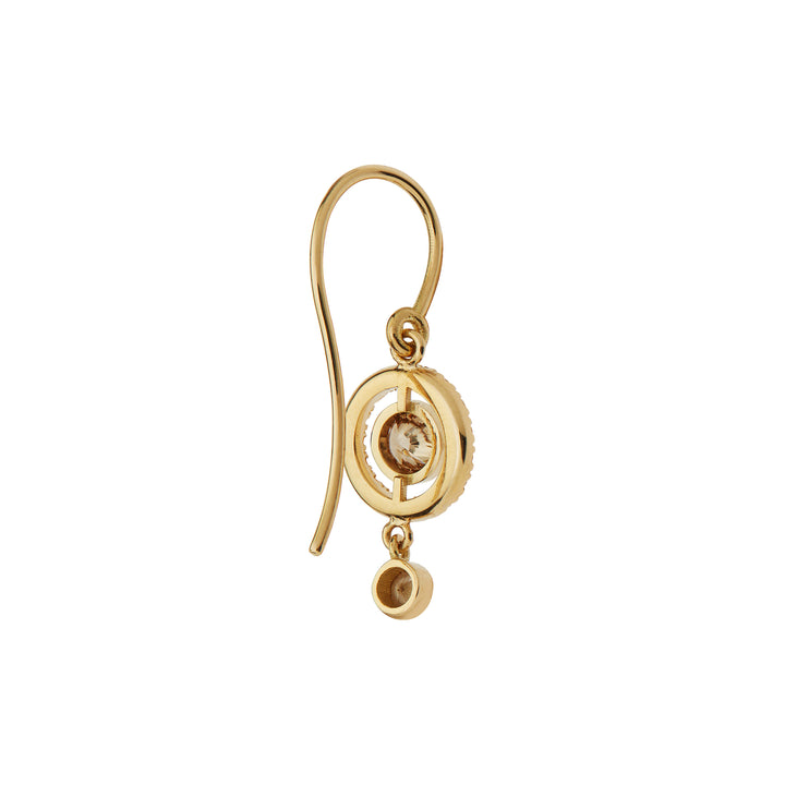 Diamond Orbit Drops, Earrings, Ileana Makri