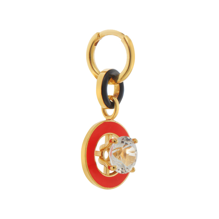 Rhythm Earrings White Topaz, Eye M Earrings, Ileana Makri