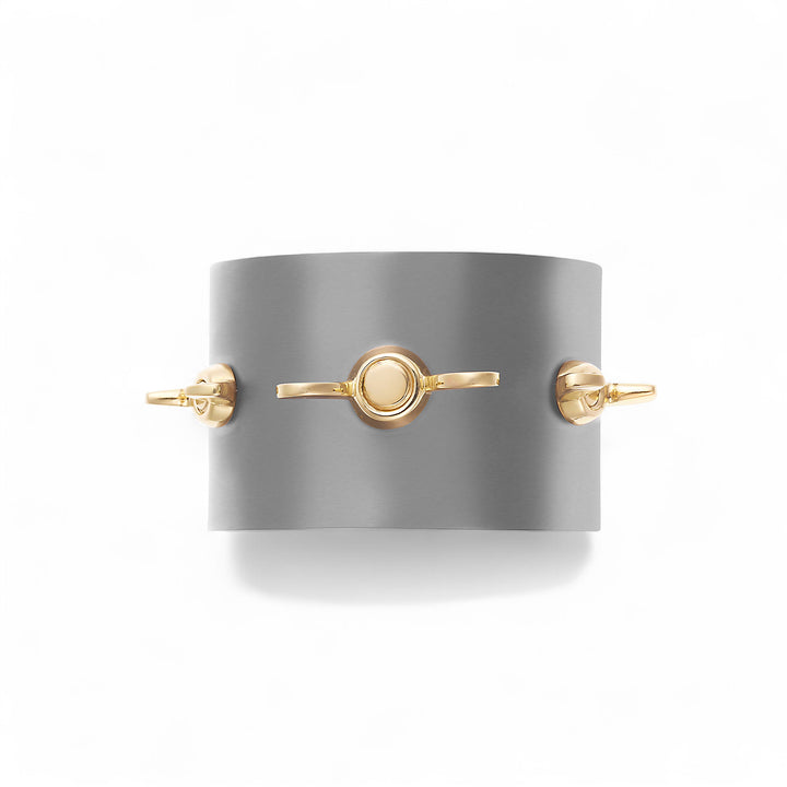 18k Gold Butterfly Screw Cuff