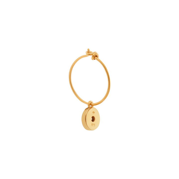 Mini Bubble Solitaire Black YP, Eye M Earrings, Ileana Makri