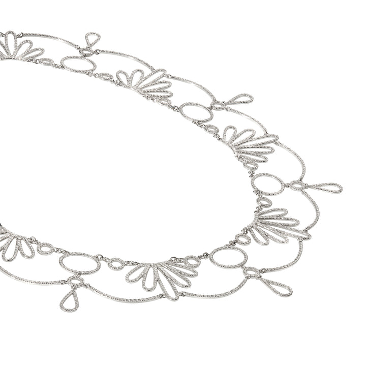 Twiggy Flower Necklace W-D, Necklaces, Ileana Makri