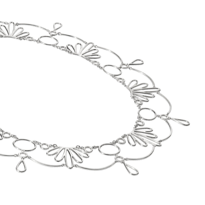 Twiggy Flower Necklace W-D, Necklaces, Ileana Makri