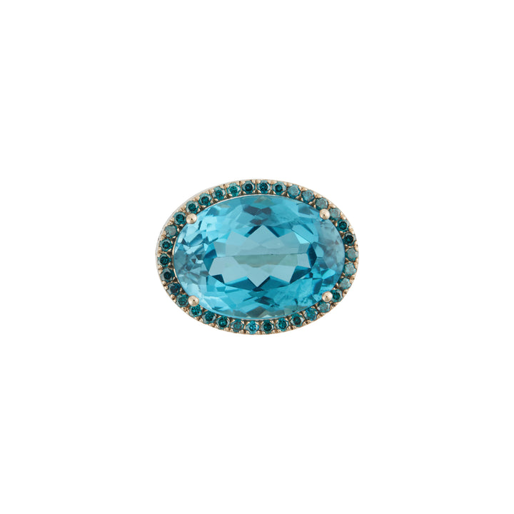 Blue Mirage Ring