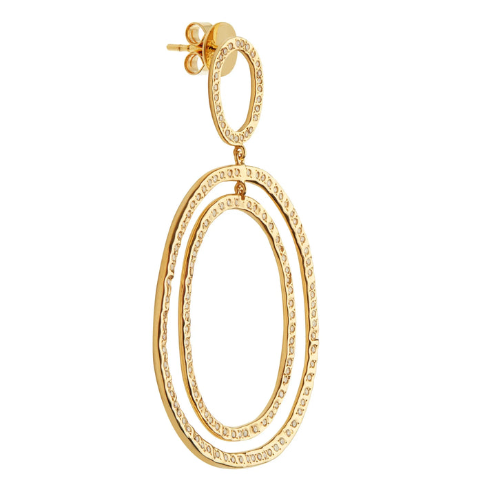 Again Earrings Y-D, Earrings, Ileana Makri