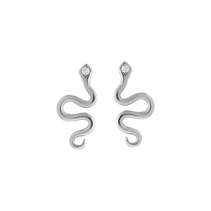 Little Gold Snake Stud D - SNAKES - Ileana Makri store