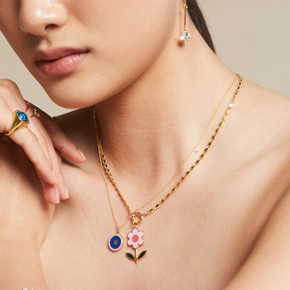 Large Box Chain, Eye M Necklaces, Ileana Makri