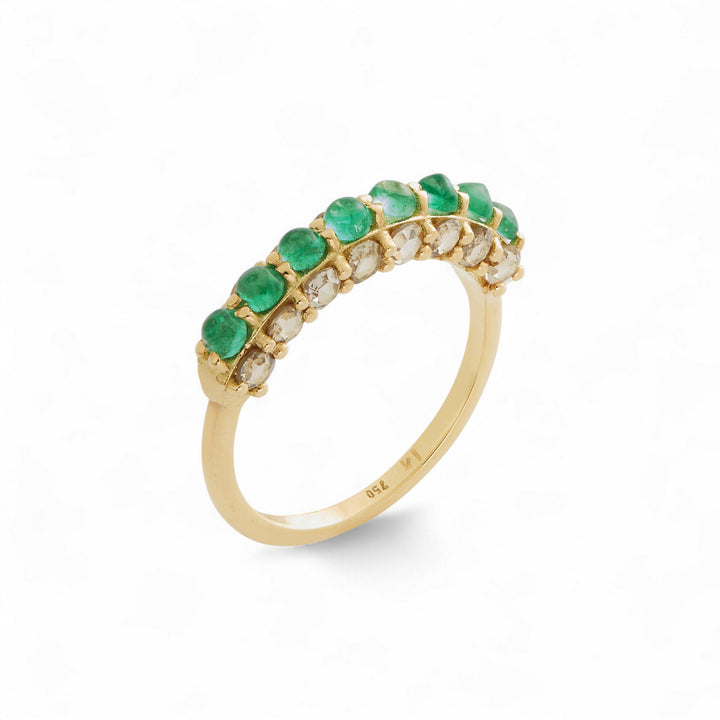 Emerald Arc Ring