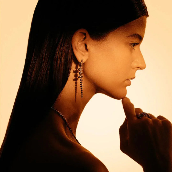 Alligator Vertebrae Earring - Ileana Makri