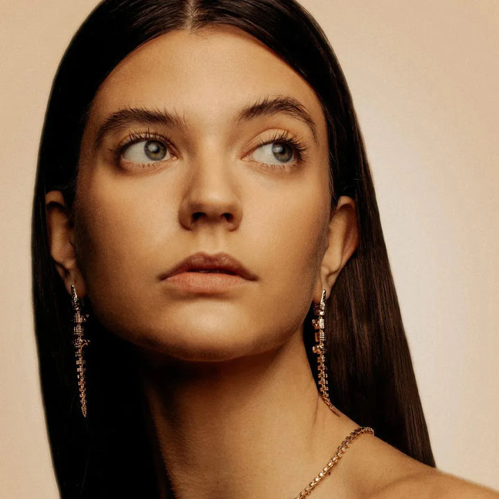Alligator Vertebrae Earring - Ileana Makri