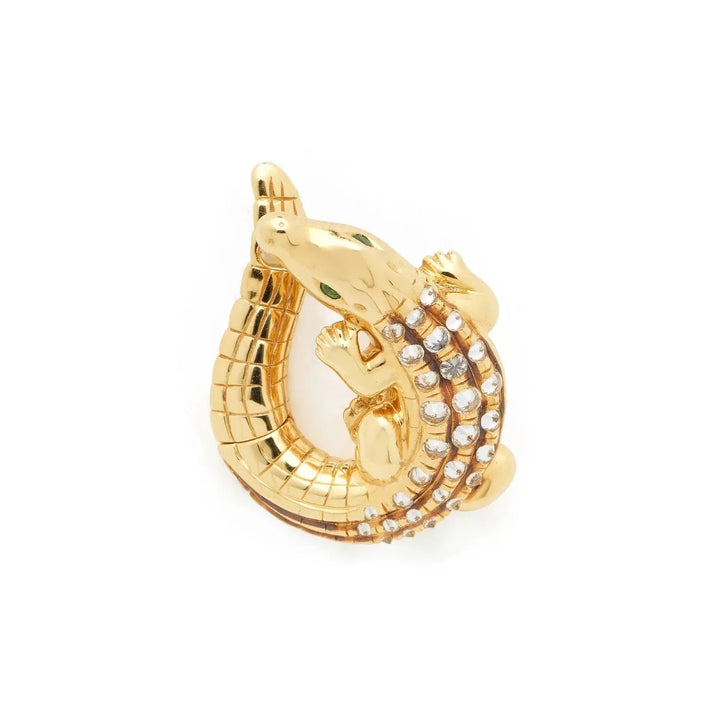 Diamond Alligator Twist Earring, BB-Earrings, Ileana Makri