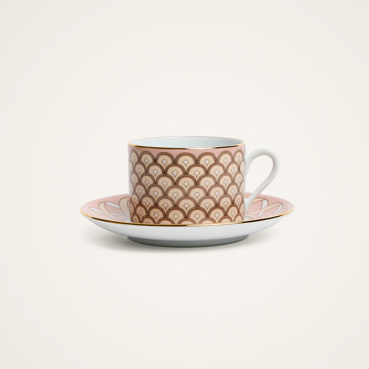 Odysseus Dusty Pink Impero Tea Cup (Set Of 2)