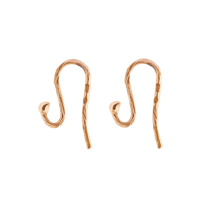 18k Rose Gold Hydrangea Petal Earrings, Earrings, Ileana Makri