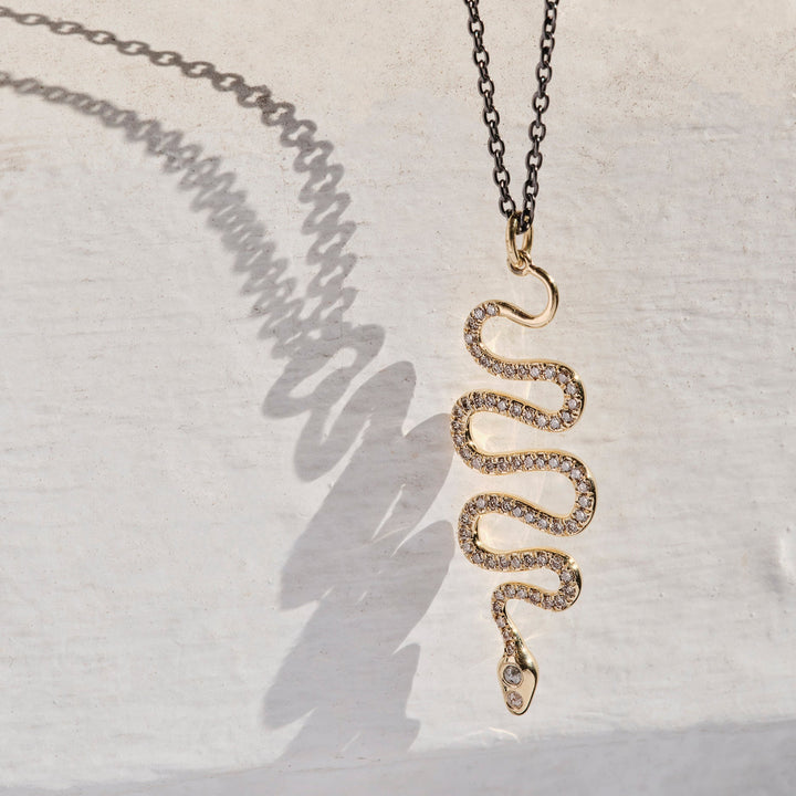 Black Mamba Pendant Y-CHD-RDS, Charms & Pendants, Ileana Makri