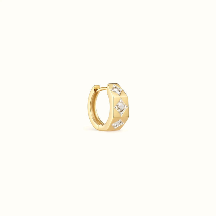Ecrou Earring Diamonds (Small), Earrings, Ileana Makri, Earrings