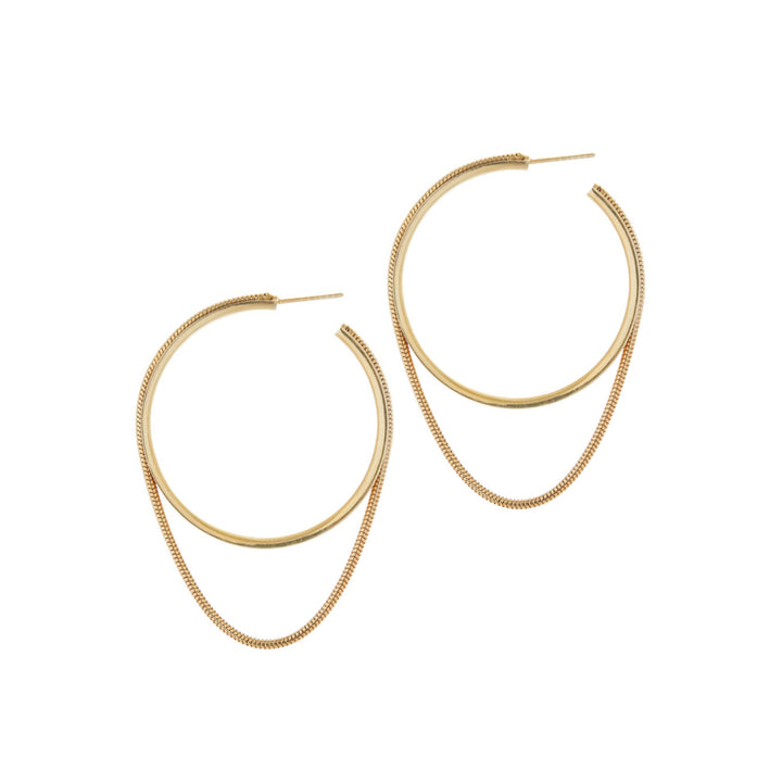 Twinkler Large Hoop Earrings YG