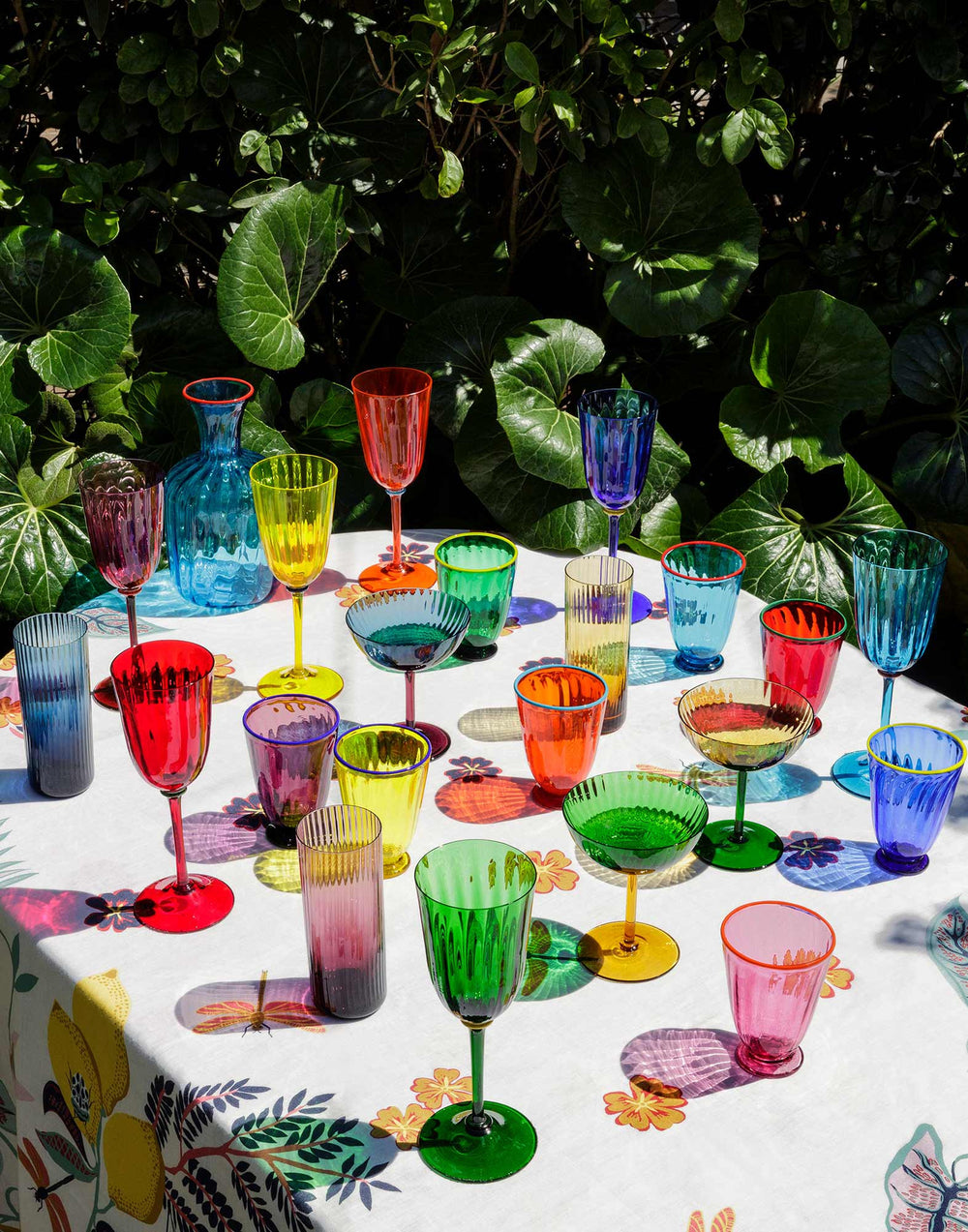 Rainbow Wine Glasses (Set of 8), Home and Decor, Ileana Makri