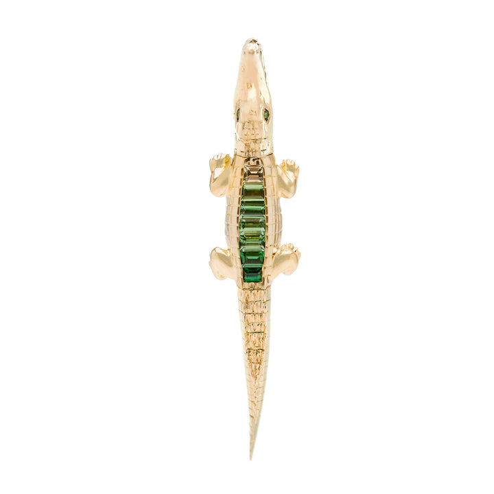 Tsavorite Alligator Bite Earring - Bibi Van Der Velden - Ileana Makri store