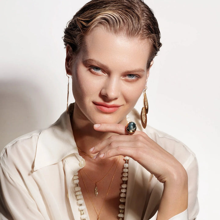 Aquamarine Joy Eternity Ring - Ileana Makri