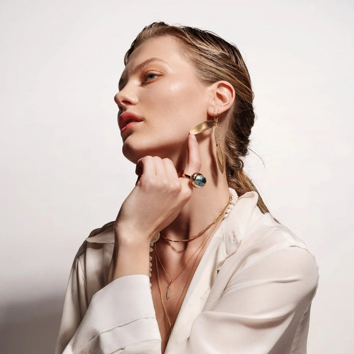 Aquamarine Joy Eternity Ring - Ileana Makri