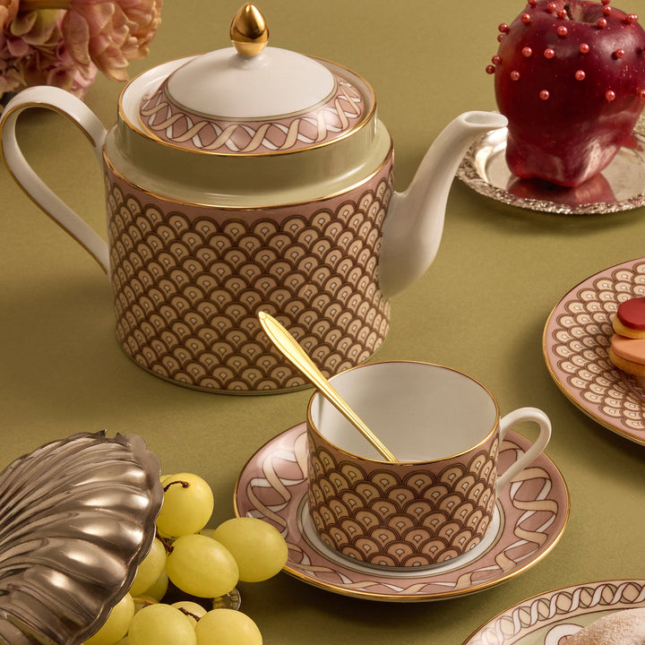 Odysseus Dusty Pink Impero Tea Pot