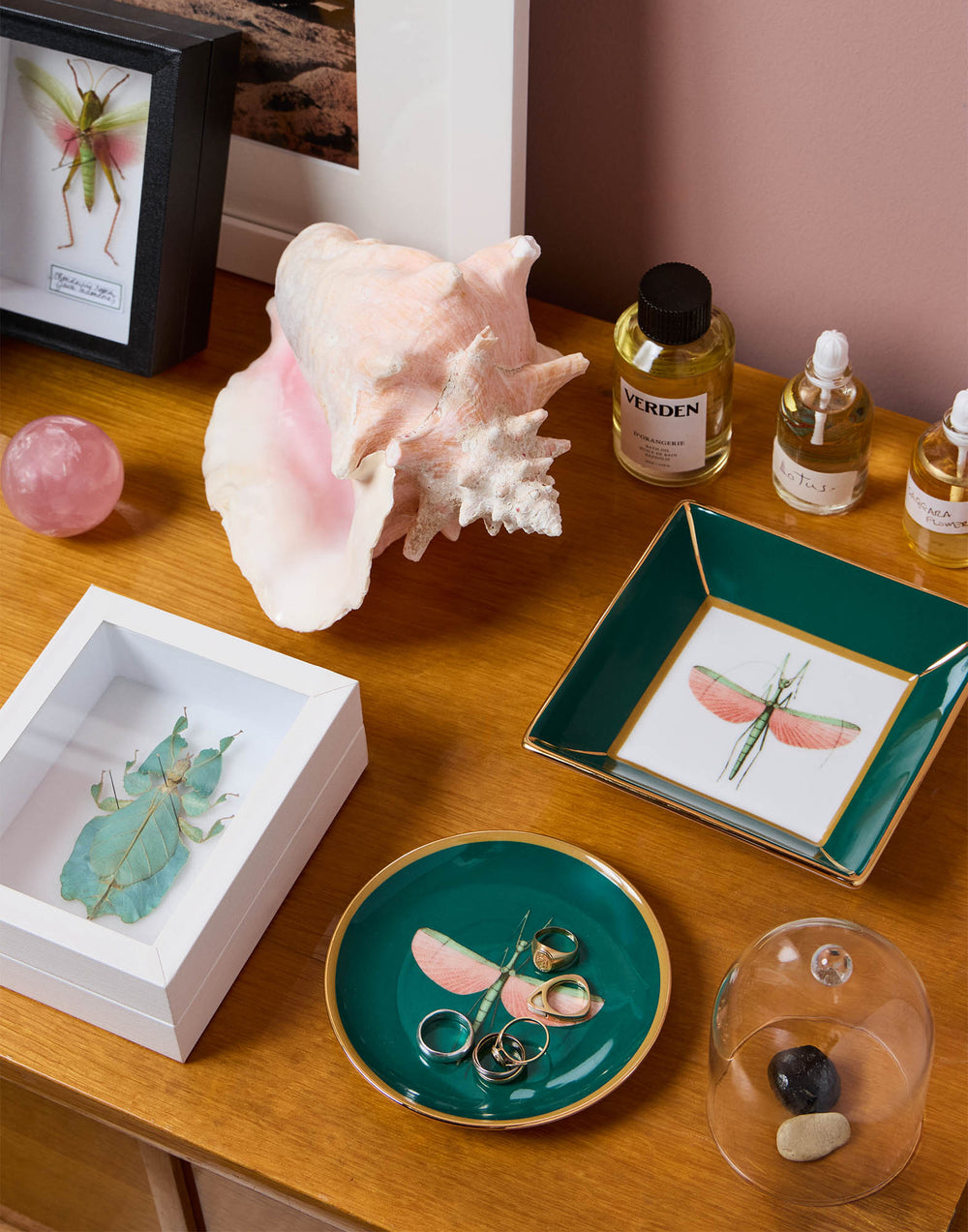 Libellula Green Trinket Tray, Home and Decor, Ileana Makri