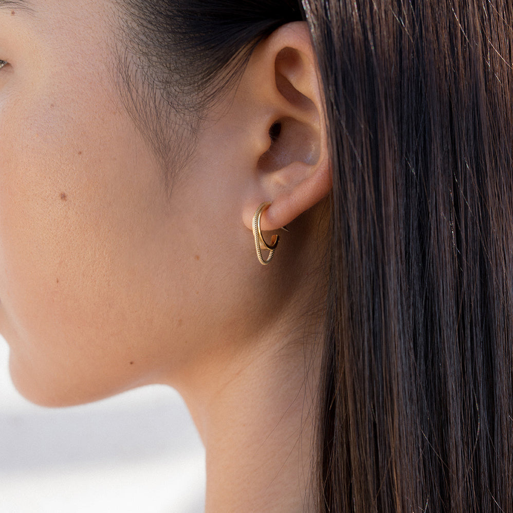 Twinkler Mini Hoop Earrings YG
