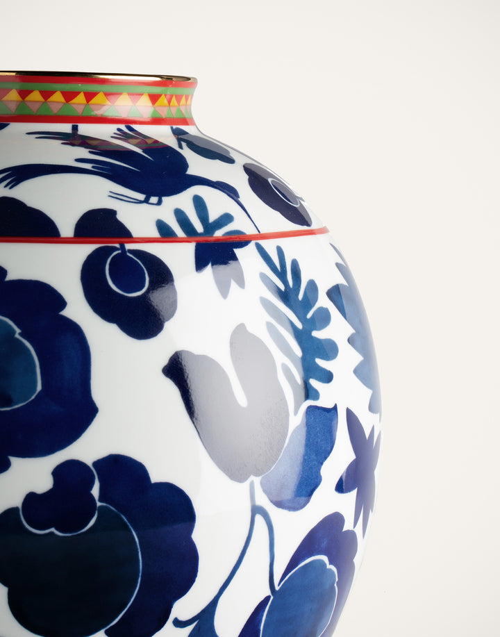 Big Bubble Vase Wildbird Blu, Home and Decor, Ileana Makri