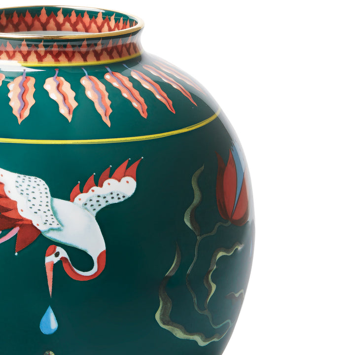 Spirit Stork Bubble Vase