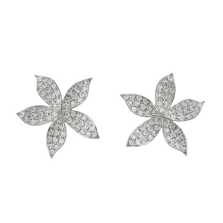 Blossom Studs Pavé W-D-L, Earrings, Ileana Makri