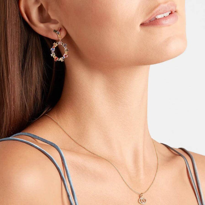 Baguette Again Earrings Y-Mcs-S - THE EDIT - Ileana Makri store