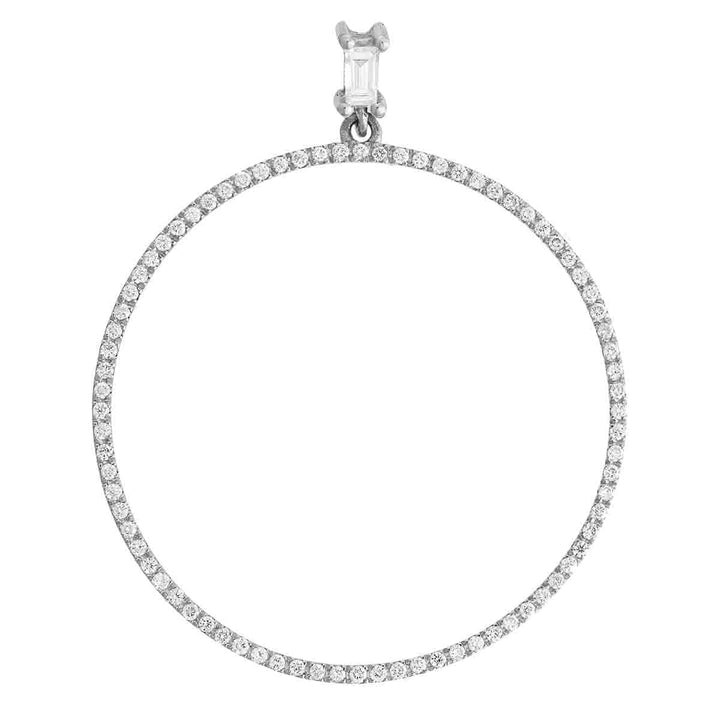 Baguette Dangling Hoops W-D-L - Baguette - Ileana Makri store