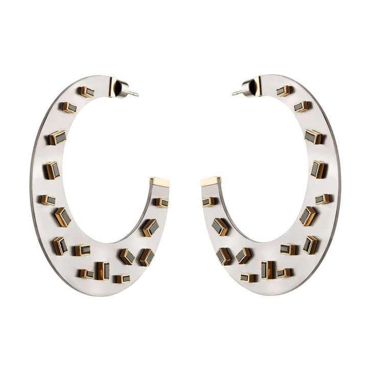 Baguette Sprinkles Ear BD - TITANIUM - Ileana Makri store