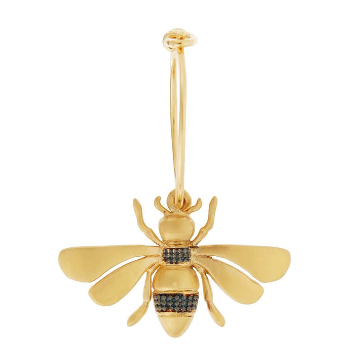 Bee Mini Hoops - Eye M Jungle - Ileana Makri store