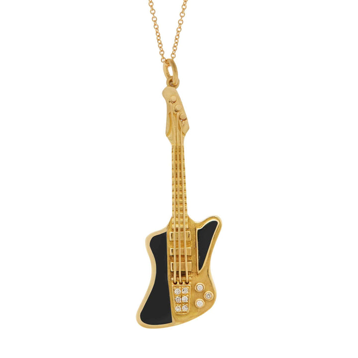 Black Electric Guitar - Music - Ileana Makri store