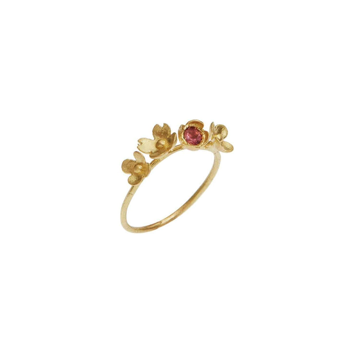 Blooming Tourmaline 4 Flower Ring - Joanna Peters - Ileana Makri store