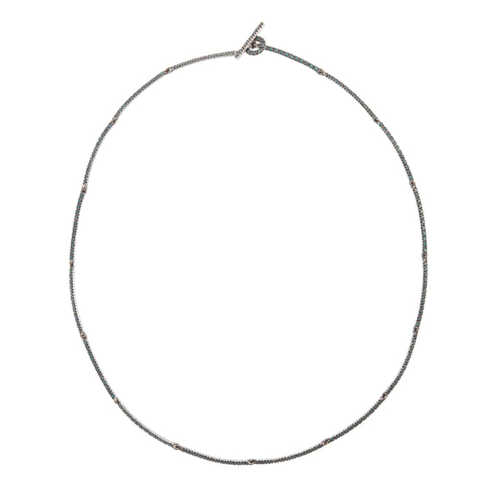 Blue Diamond Riviera Necklace - Classic - Ileana Makri store