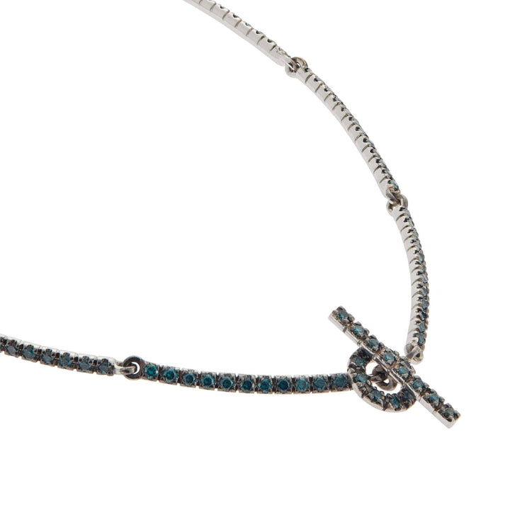 Blue Diamond Riviera Necklace - Classic - Ileana Makri store