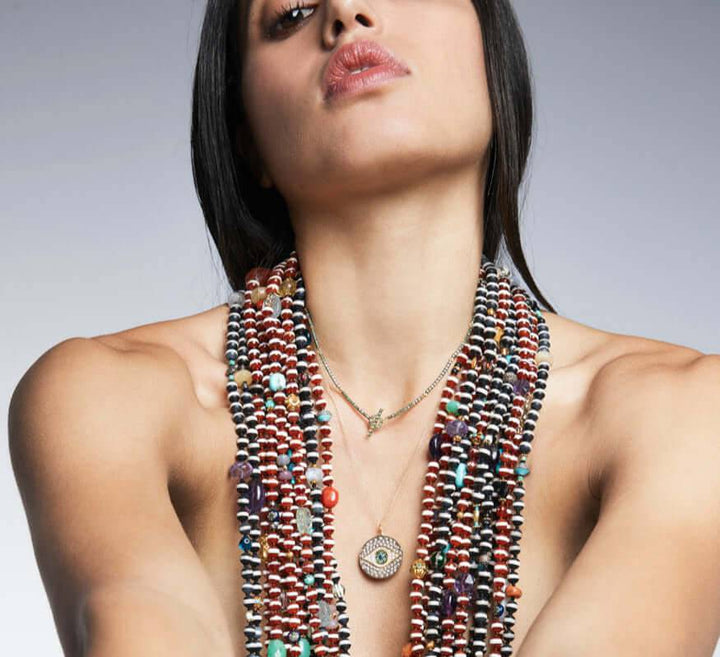 Blue Diamond Riviera Necklace - Classic - Ileana Makri store