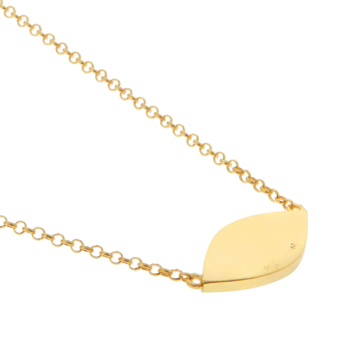 Blue Moon Oval Necklace - Eye M Neon Rocks - Ileana Makri store