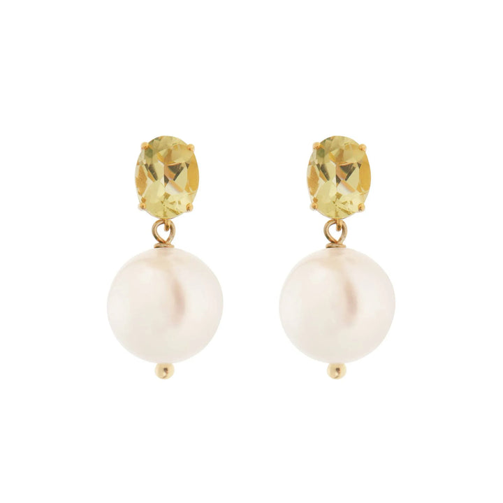Bubble Pearl Lemon Topaz - Eye M Bubbles - Ileana Makri store