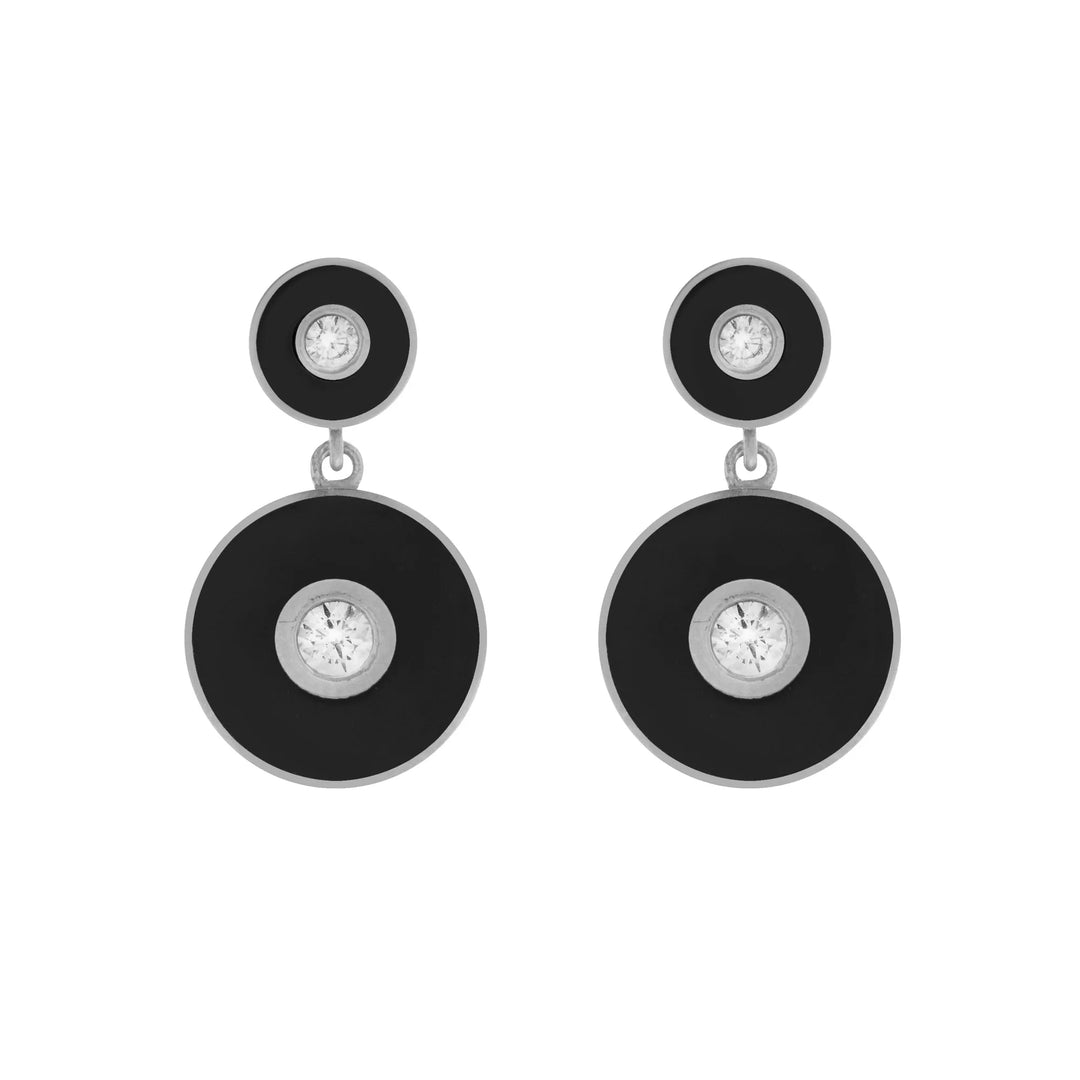 Bubble Solitaire Black SLV - Eye M Core - Ileana Makri store