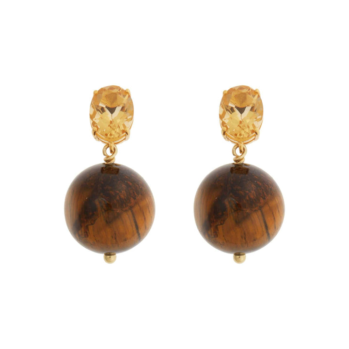 Bubble Tigers Eye Citrine - Eye M Bubbles - Ileana Makri store