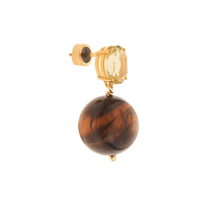 Bubble Tigers Eye Citrine - Eye M Bubbles - Ileana Makri store