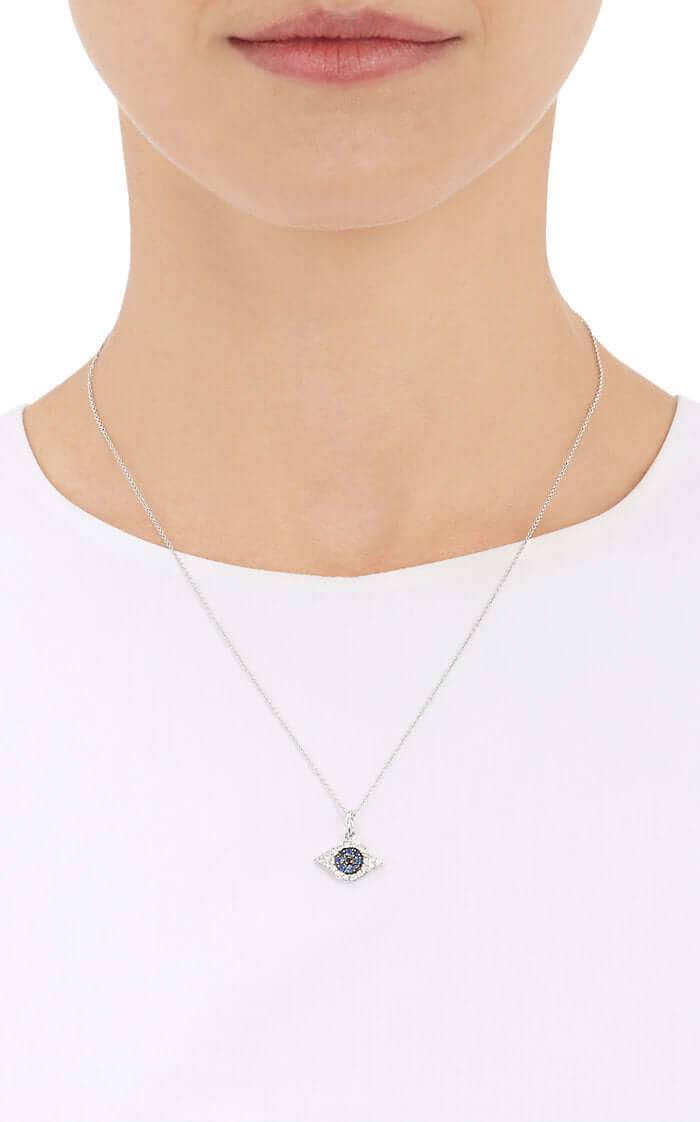 18k white gold fine cable chain | Ileana Makri